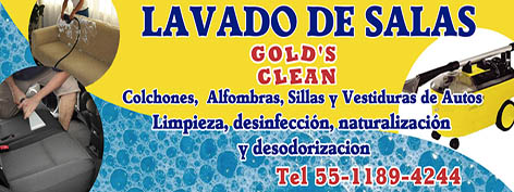 Lavado de Salas Golds Clean